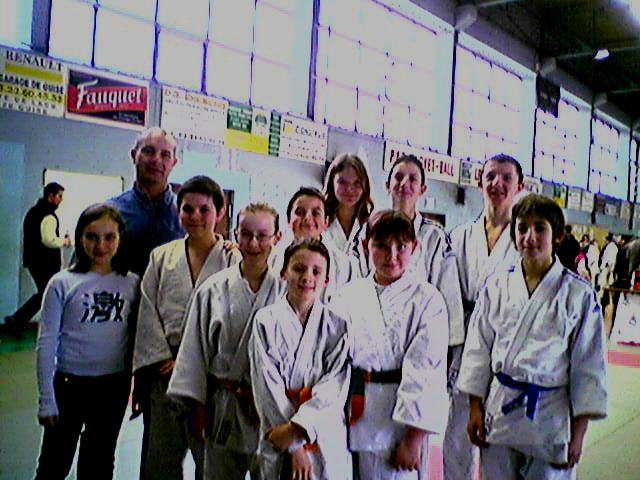 Quelques judokas & leur professeur